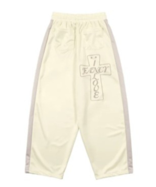 FANCY CLUB（ファンシークラブ）の「◇FANCYCLUB◇ブランド直輸入正規品/フロス グロッシー トラック パンツ FROSS GLOSSY TRACK PANTS（その他パンツ・レディース・カーキ/スカイブルー/アイボリー・FREE）」の22枚目の写真