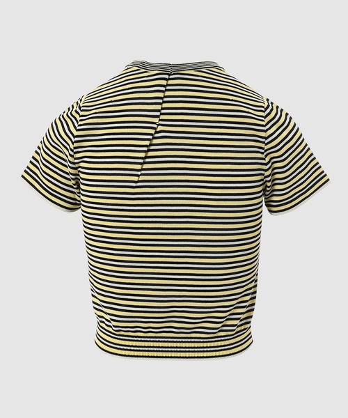 TAN(タン)の「COMPACT KNITTED TEE(Tシャツ/カットソー・レディース・レッド系その他/イエロー系その他・FREE)」の3枚目の写真