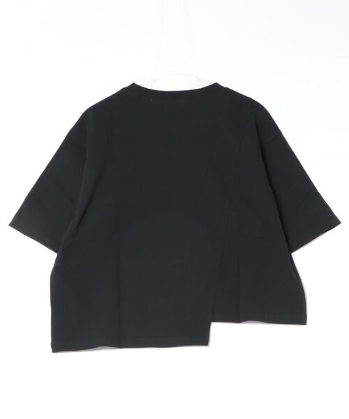 チチカカ(チチカカ)の「Orale! リメイク風カレッジTシャツ(Tシャツ/カットソー・レディース・グリーン/ホワイト/ブラック・FREE)」の4枚目の写真