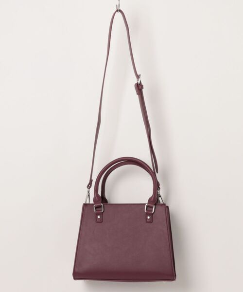 ANDGEEBEE（アンジービー）の「バラエティポケットショルダーバッグ（ショルダーバッグ・レディース・ブラック/ボルドー・FREE）」の3枚目の写真