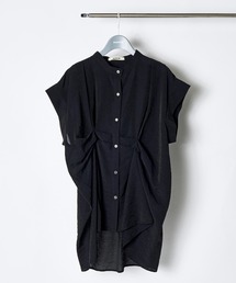 rumche ラムシェ ブラウス セール】Sheer Embroidery Shirt / シアーエンブロイダリーシャツ