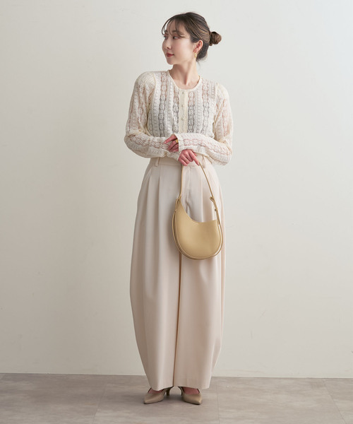 Noble（ノーブル）の「レースカーディガン（カーディガン/ボレロ・レディース・ホワイト系その他/ブラック・FREE）」の17枚目の写真