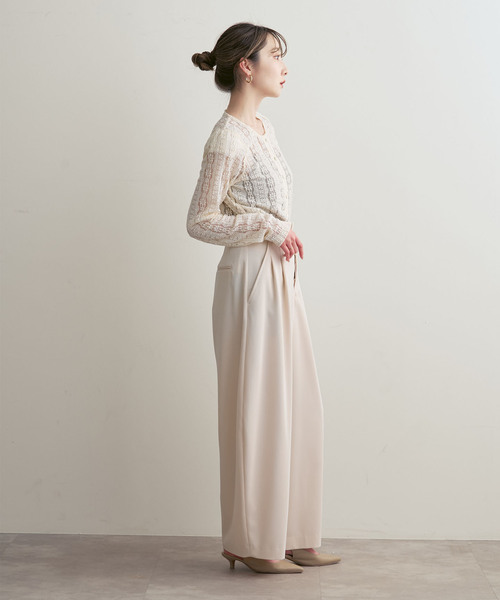 Noble（ノーブル）の「レースカーディガン（カーディガン/ボレロ・レディース・ホワイト系その他/ブラック・FREE）」の16枚目の写真