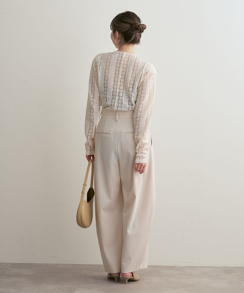 Noble（ノーブル）の「レースカーディガン（カーディガン/ボレロ・レディース・ホワイト系その他/ブラック・FREE）」の15枚目の写真