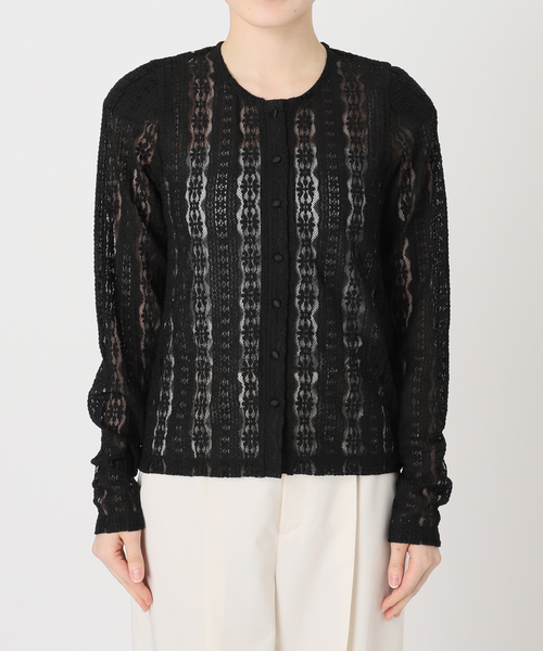 Noble（ノーブル）の「レースカーディガン（カーディガン/ボレロ・レディース・ホワイト系その他/ブラック・FREE）」の14枚目の写真