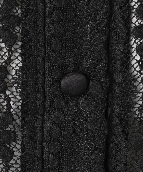 Noble（ノーブル）の「レースカーディガン（カーディガン/ボレロ・レディース・ホワイト系その他/ブラック・FREE）」の7枚目の写真