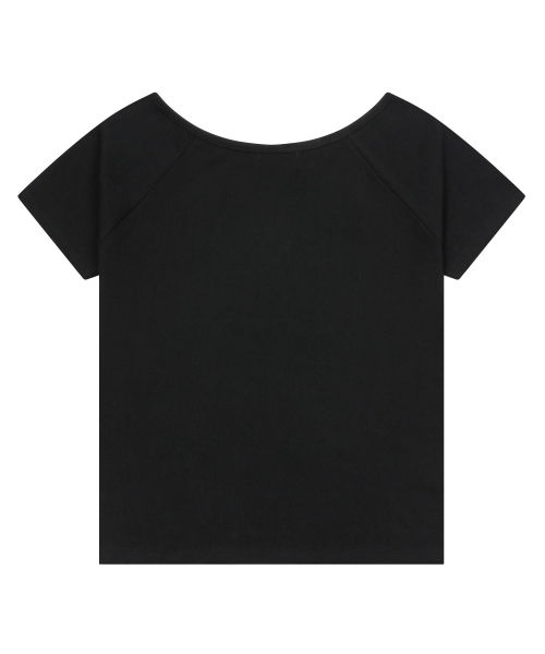MUCENT(ムセント)の「ベラルダンエックスセットアップワンショルダー半袖Tシャツ(Tシャツ/カットソー・レディース・ブラック・FREE)」の3枚目の写真