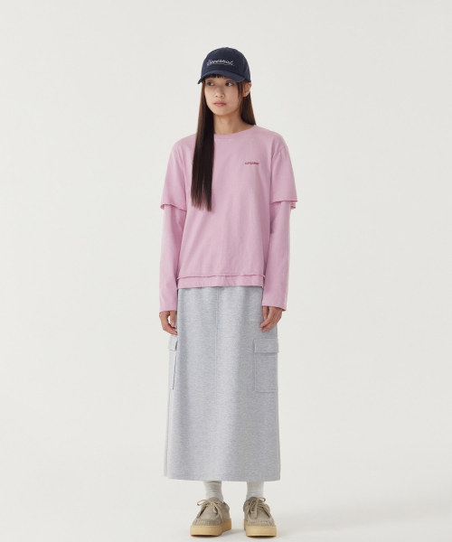 COVERNAT WOMAN(カバーナットウーマン)の「ウィメンズサーカスグラフィックロングスリーブチャコール(Tシャツ/カットソー・レディース・その他・WS/WM)」の3枚目の写真