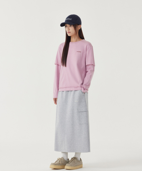 COVERNAT WOMAN(カバーナットウーマン)の「ウィメンズサーカスグラフィックロングスリーブチャコール(Tシャツ/カットソー・レディース・その他・WS/WM)」の4枚目の写真