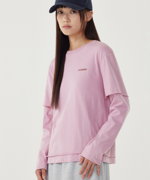 COVERNAT WOMAN(カバーナットウーマン)の「ウィメンズサーカスグラフィックロングスリーブチャコール(Tシャツ/カットソー・レディース・その他・WS/WM)」の7枚目の写真