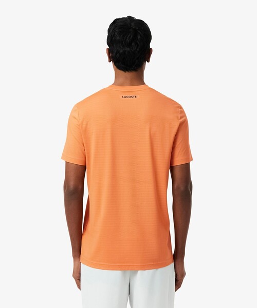 LACOSTE（ラコステ）の「ウルトラドライコートジャガードTシャツ（Tシャツ/カットソー・メンズ・オレンジ/ネイビー・3/4/5）」の15枚目の写真