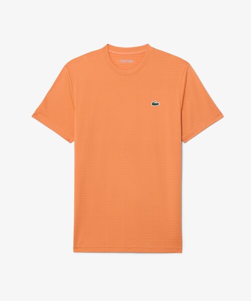 LACOSTE（ラコステ）の「ウルトラドライコートジャガードTシャツ（Tシャツ/カットソー・メンズ・オレンジ/ネイビー・3/4/5）」の16枚目の写真