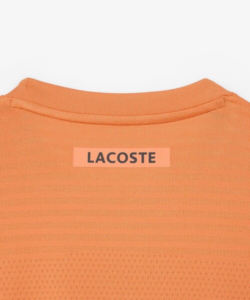 LACOSTE（ラコステ）の「ウルトラドライコートジャガードTシャツ（Tシャツ/カットソー・メンズ・オレンジ/ネイビー・3/4/5）」の18枚目の写真