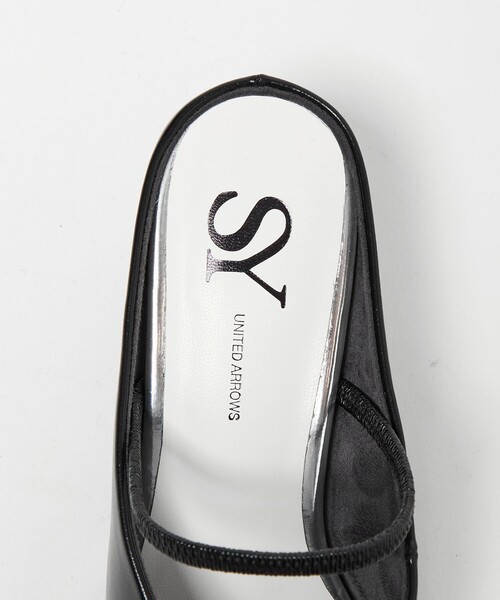 SY UNITED ARROWS(シーユナイテッドアローズ)の「<SY> シェイプヒールリボンミュール サンダル50↑(サンダル・レディース・レッド/ブラック・25cm/24.5cm/24cm/23.5cm/23cm/22.5cm/22cm)」の8枚目の写真