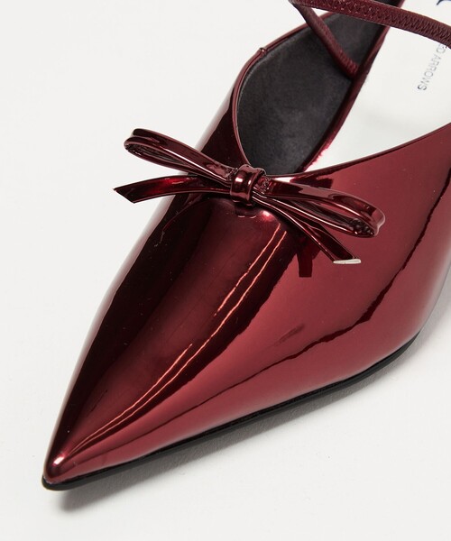 SY UNITED ARROWS(シーユナイテッドアローズ)の「<SY> シェイプヒールリボンミュール サンダル50↑(サンダル・レディース・レッド/ブラック・25cm/24.5cm/24cm/23.5cm/23cm/22.5cm/22cm)」の12枚目の写真