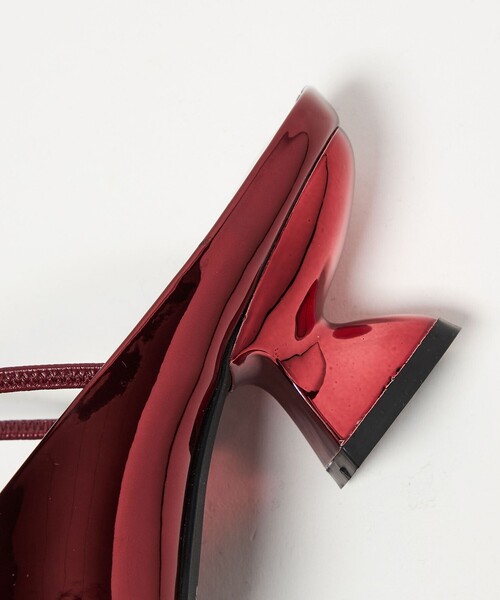 SY UNITED ARROWS(シーユナイテッドアローズ)の「<SY> シェイプヒールリボンミュール サンダル50↑(サンダル・レディース・レッド/ブラック・25cm/24.5cm/24cm/23.5cm/23cm/22.5cm/22cm)」の13枚目の写真