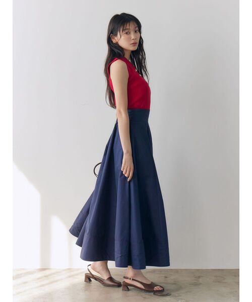 LAGUNAMOON（ラグナムーン）の「シャツカラーノースリニットプルオーバー 【夏服】（ニット/セーター・レディース・ネイビー/グレー/レッド/ピンク・FREE）」の20枚目の写真