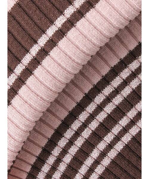 LAGUNAMOON（ラグナムーン）の「シャツカラーノースリニットプルオーバー（ニット/セーター・レディース・ネイビー/グレー/レッド/ピンク・FREE）」の7枚目の写真