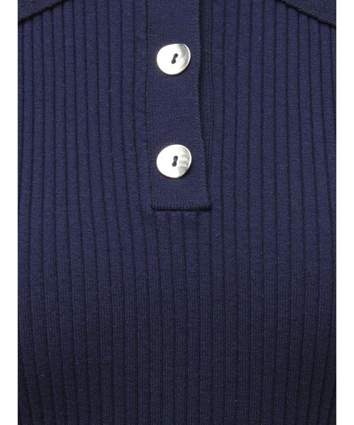 LAGUNAMOON（ラグナムーン）の「シャツカラーノースリニットプルオーバー（ニット/セーター・レディース・ネイビー/グレー/レッド/ピンク・FREE）」の11枚目の写真