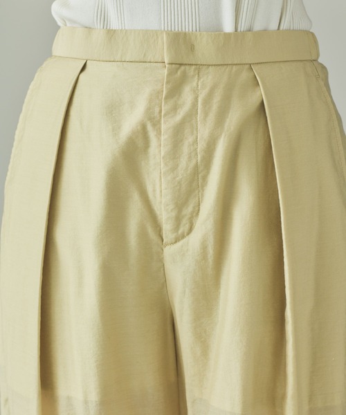 Curensology（カレンソロジー）の「Curensology(カレンソロジー)/シルクブレンドシアーパンツ（その他パンツ・レディース・ブラウン/クリーム・FREE）」の15枚目の写真