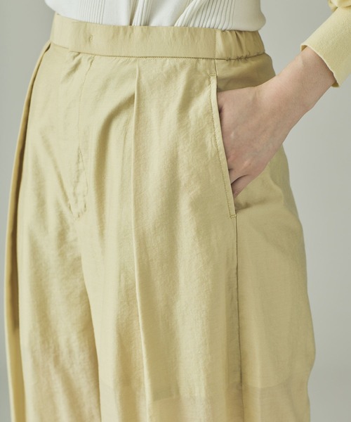 Curensology（カレンソロジー）の「Curensology(カレンソロジー)/シルクブレンドシアーパンツ（その他パンツ・レディース・ブラウン/クリーム・FREE）」の16枚目の写真