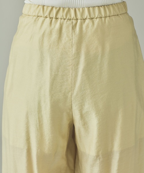 Curensology（カレンソロジー）の「Curensology(カレンソロジー)/シルクブレンドシアーパンツ（その他パンツ・レディース・ブラウン/クリーム・FREE）」の17枚目の写真