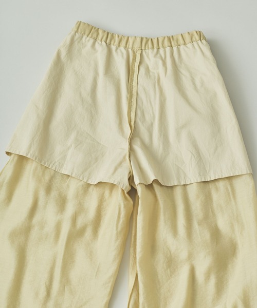 Curensology（カレンソロジー）の「Curensology(カレンソロジー)/シルクブレンドシアーパンツ（その他パンツ・レディース・ブラウン/クリーム・FREE）」の19枚目の写真