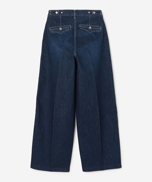 SERGE de bleu（サージ）の「SERGE | W SIDE ZIP PANTS FADED BLUE WOMEN（デニムパンツ・レディース・インディゴブルー・23/24）」の3枚目の写真