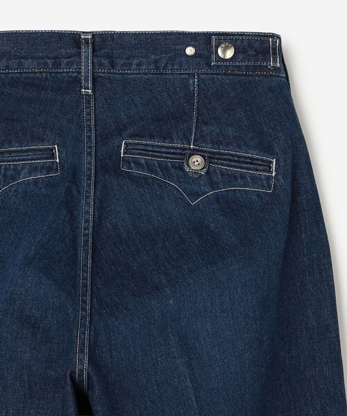 SERGE de bleu（サージ）の「SERGE | W SIDE ZIP PANTS FADED BLUE WOMEN（デニムパンツ・レディース・インディゴブルー・23/24）」の5枚目の写真