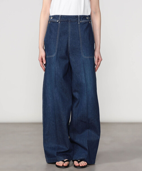 SERGE de bleu(サージ)の「SERGE | W SIDE ZIP PANTS FADED BLUE WOMEN(デニムパンツ・レディース・インディゴブルー・23/24)」の5枚目の写真