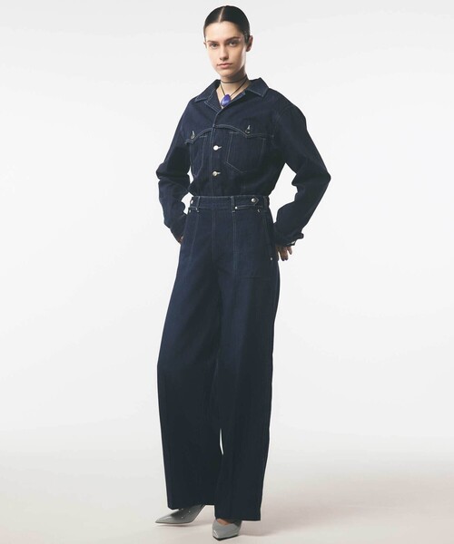 SERGE de bleu（サージ）の「SERGE | W SIDE ZIP PANTS FADED BLUE WOMEN（デニムパンツ・レディース・インディゴブルー・23/24）」の9枚目の写真