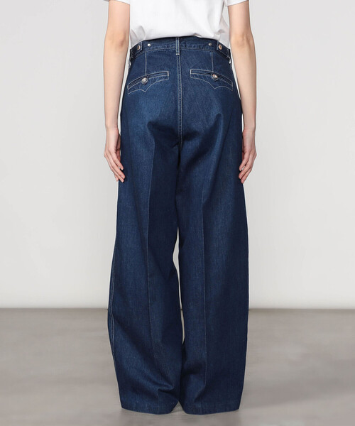 SERGE de bleu(サージ)の「SERGE | W SIDE ZIP PANTS FADED BLUE WOMEN(デニムパンツ・レディース・インディゴブルー・23/24)」の7枚目の写真