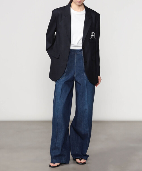 SERGE de bleu(サージ)の「SERGE | W SIDE ZIP PANTS FADED BLUE WOMEN(デニムパンツ・レディース・インディゴブルー・23/24)」の10枚目の写真