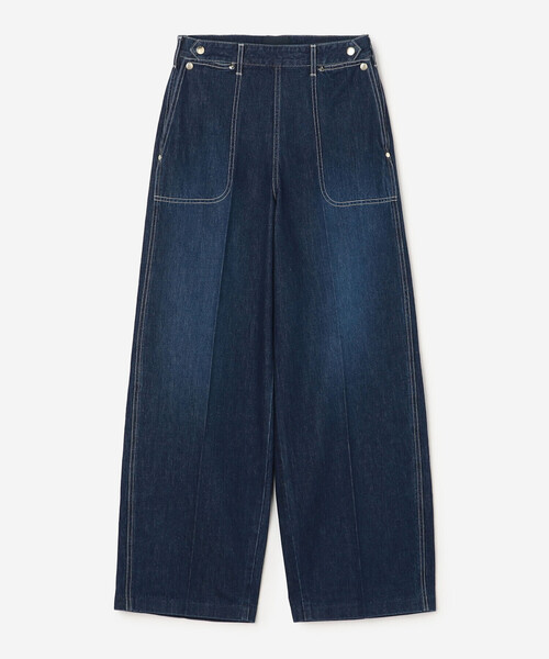 SERGE de bleu（サージ）の「SERGE | W SIDE ZIP PANTS FADED BLUE WOMEN（デニムパンツ・レディース・インディゴブルー・23/24）」の10枚目の写真