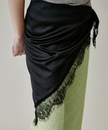 FUULLY STUDIO（フーリィーステューディオ）の「サテンレーススカーフ（ストール/ショール）」