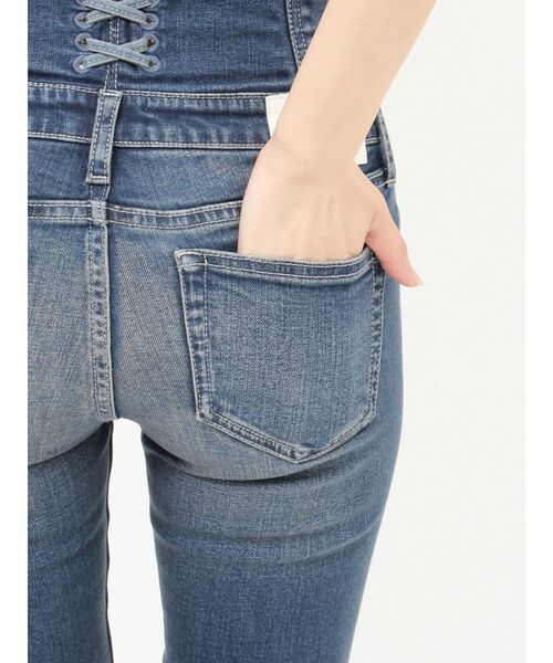 GYDA（ジェイダ）の「ハイウエストsacred edge crossフロントZIPレースアップスキニーデニムパンツ（デニムパンツ・レディース・ブルー/ライトブルー/ブラック・MEDIUM/SMALL/X-SMALL）」の16枚目の写真