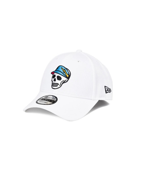 新品未使用　デヴァローゴルフ　メンズ　キャップ　帽子●ホワイト DVG NEWERA SKULL CAP（キャップ）｜DEVEREUX GOLF（デヴァローゴルフ