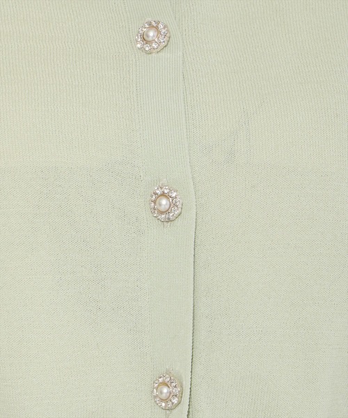 WILLSELECTION（ウィルセレクション）の「フリルヘムUVカットカーディガン（カーディガン/ボレロ・レディース・イエロー/ピンク/ブラック/オフホワイト/ミント・FREE）」の14枚目の写真