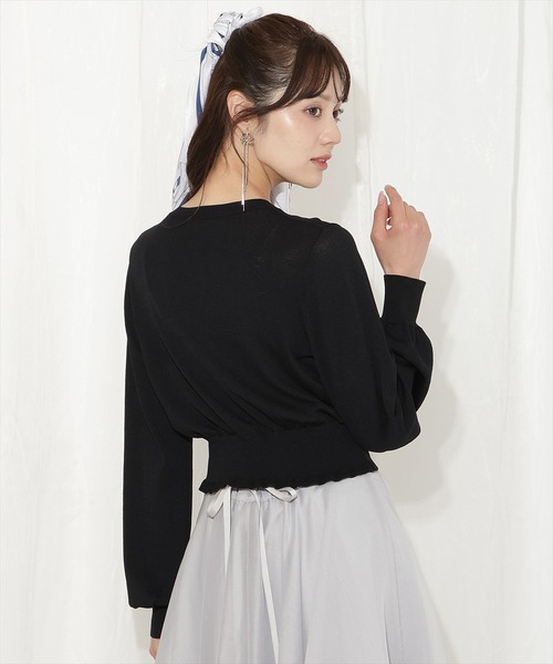 WILLSELECTION（ウィルセレクション）の「フリルヘムUVカットカーディガン（カーディガン/ボレロ・レディース・イエロー/ピンク/ブラック/オフホワイト/ミント・FREE）」の18枚目の写真