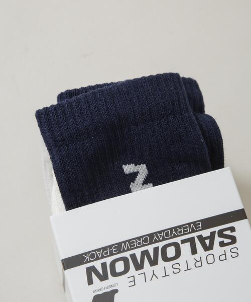 SALOMON（サロモン）の「SALOMON/EVERYDAY CREW 3-PACK（ソックス/靴下・レディース・その他1・FREE）」の3枚目の写真