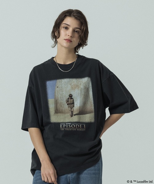 SLICK（スリック）の「【SLICK/スリック】SLICK / STAR WARS / Printed T-shirt 01/スターウォーズ / パウダー加工プリントTシャツ /オーバーサイズ シルエット/ ビンテージ（Tシャツ/カットソー・メンズ・ブラック/ホワイト・2/1/3）」の14枚目の写真