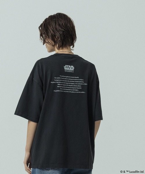 SLICK（スリック）の「【SLICK/スリック】SLICK / STAR WARS / Printed T-shirt 01/スターウォーズ / パウダー加工プリントTシャツ /オーバーサイズ シルエット/ ビンテージ（Tシャツ/カットソー・メンズ・ブラック/ホワイト・2/1/3）」の15枚目の写真