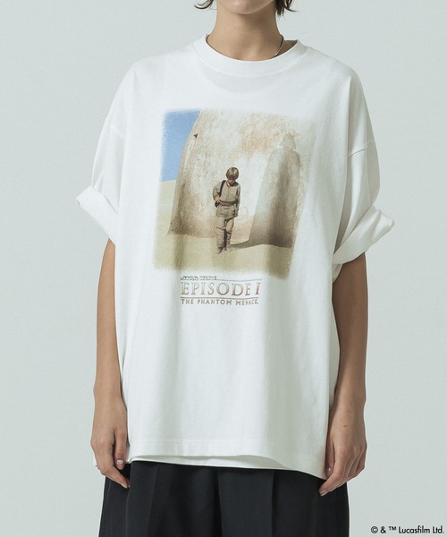 SLICK（スリック）の「【SLICK/スリック】SLICK / STAR WARS / Printed T-shirt 01/スターウォーズ / パウダー加工プリントTシャツ /オーバーサイズ シルエット/ ビンテージ（Tシャツ/カットソー・メンズ・ブラック/ホワイト・2/1/3）」の22枚目の写真