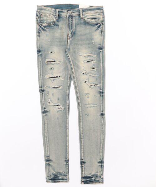 mnml(ミニマル)の「mnml/ミニマル/x165 PAISLEY STRETCH DENIM(デニムパンツ・メンズ・ブルー/ブラック・32/34/30/28/29)」の12枚目の写真