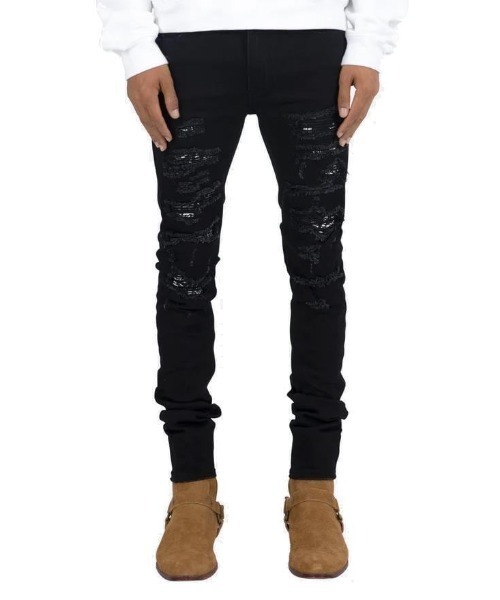 mnml(ミニマル)の「mnml/ミニマル/x165 PAISLEY STRETCH DENIM(デニムパンツ・メンズ・ブルー/ブラック・32/34/30/28/29)」の14枚目の写真