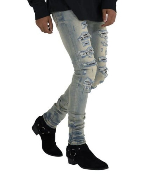 mnml(ミニマル)の「mnml/ミニマル/x165 PAISLEY STRETCH DENIM(デニムパンツ・メンズ・ブルー/ブラック・32/34/30/28/29)」の8枚目の写真