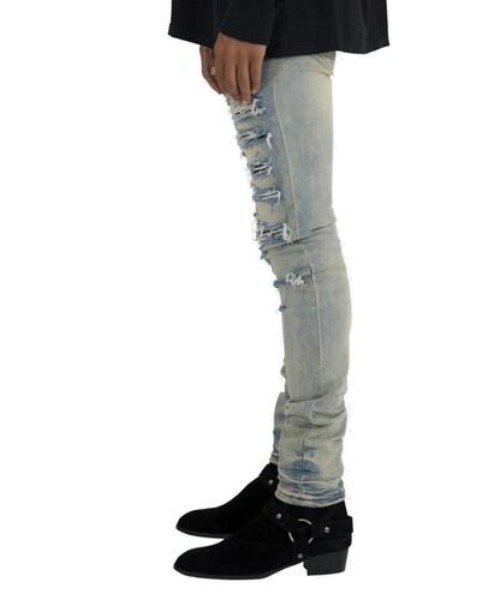 mnml(ミニマル)の「mnml/ミニマル/x165 PAISLEY STRETCH DENIM(デニムパンツ・メンズ・ブルー/ブラック・32/34/30/28/29)」の7枚目の写真