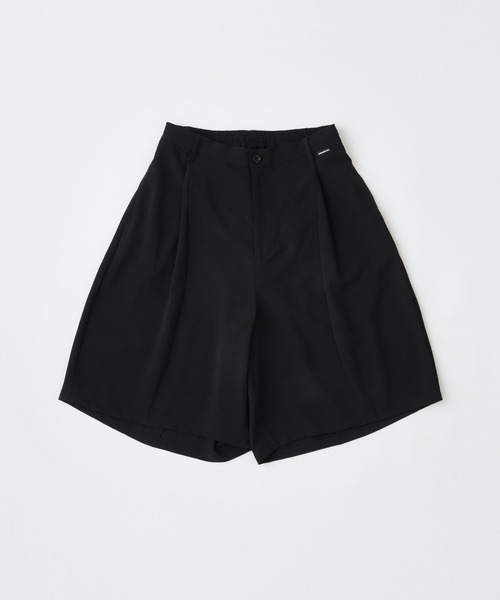 ADAM PATEK(アダムパテック)の「【ADAMPATEK/アダムパテック】twill wide easy shorts ツイルクワイドイージーショーツ(その他パンツ・レディース・ブラック/グレー・1)」の10枚目の写真
