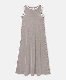 SEAGREEN(シーグリーン) BIG WAFFLE FLARE ONEPIECE ビッグワッフルフレアワンピース