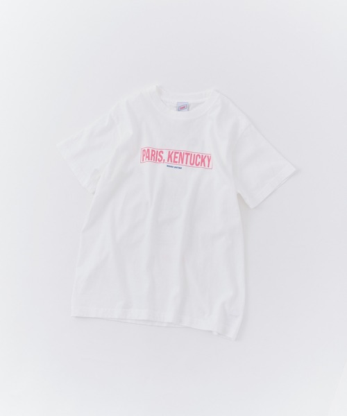 ottilie(オティーリエ)の「【 TRICOMER / トリコメル 】 PARIS,KENTUCKY / A バンドTシャツ(Tシャツ/カットソー・レディース・ホワイト・FREE)」の1枚目の写真